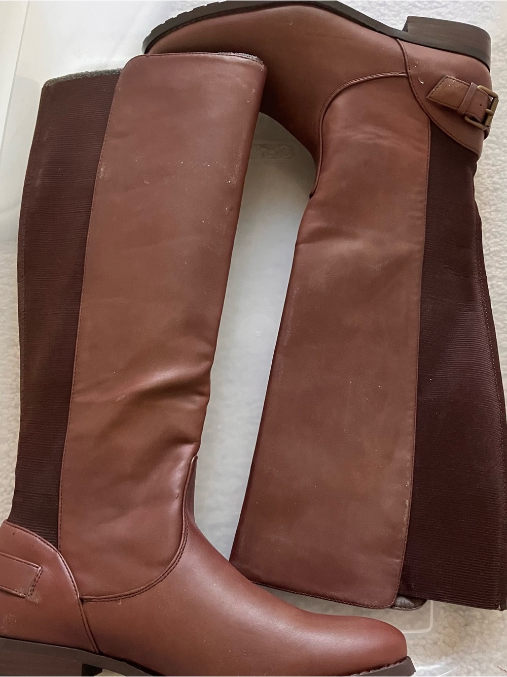 Bass-Alessandra Brown Tall Boots size 8.5